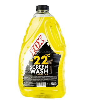 Омивач для скла ЗИМА FOX Лимон 4л